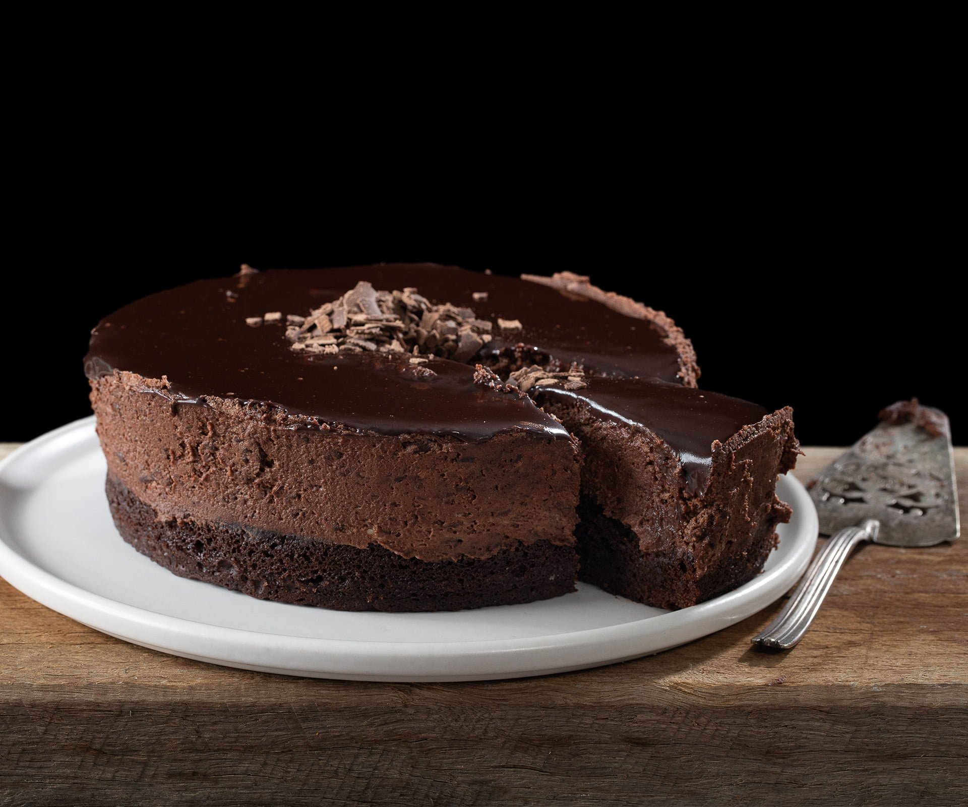 Chocolate Mousse Mud Cake