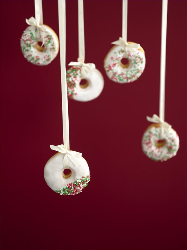 Christmas Iced Donuts