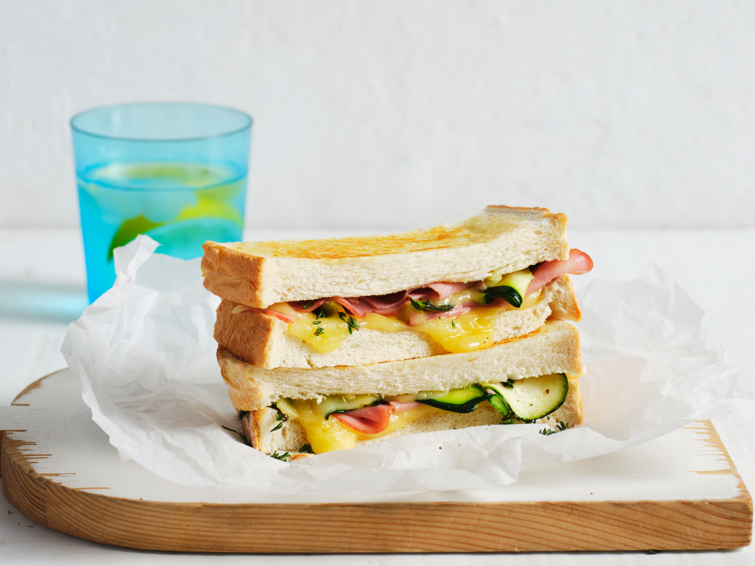 Ham & Cheese Toastie with Cheddar and Dijon