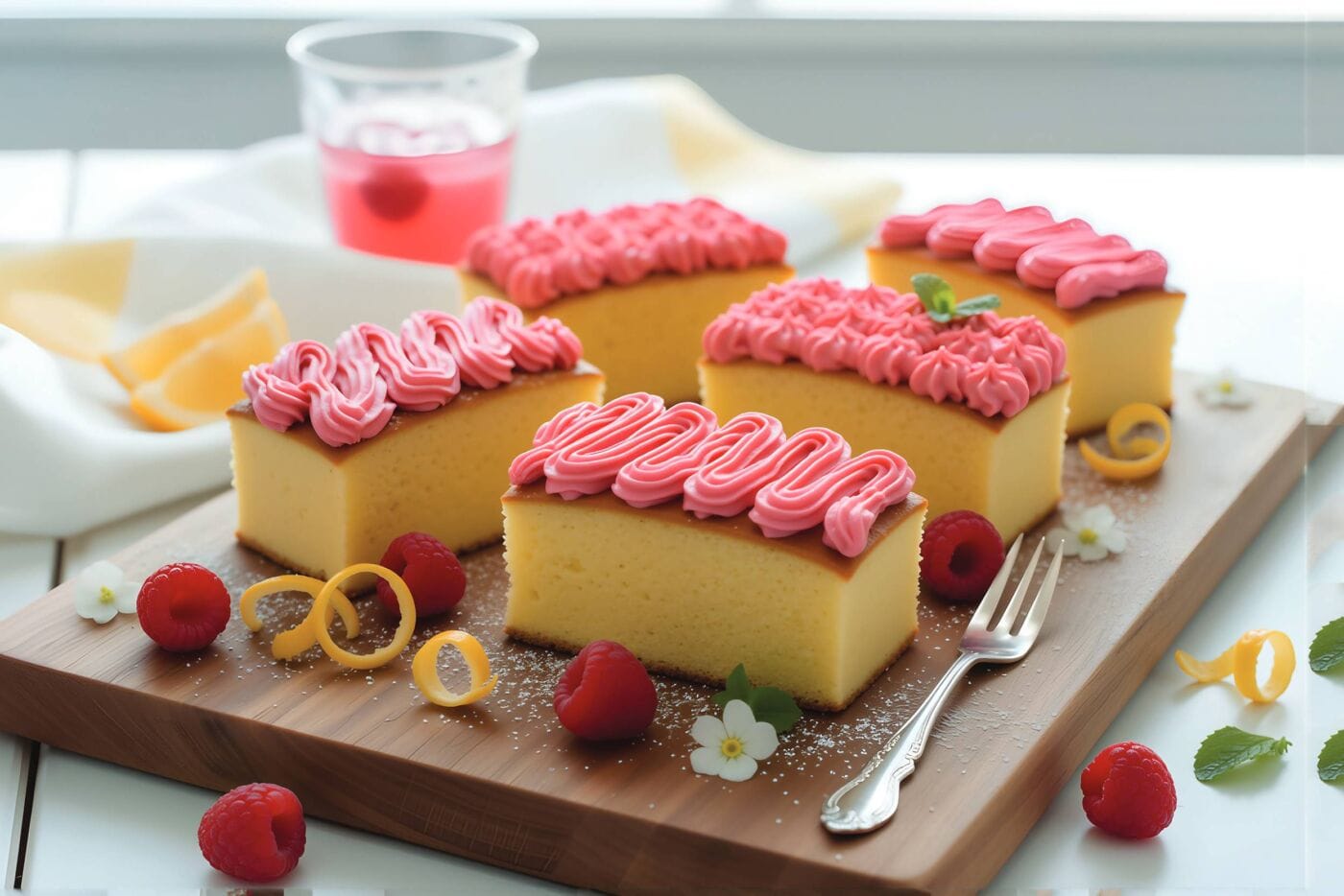 Lemon Raspberry Slab Cake Raspberry Lemon mini slab cakes – Allied Pinnacle